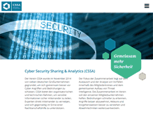 Tablet Screenshot of cssa.de