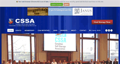 Desktop Screenshot of cssa.ca